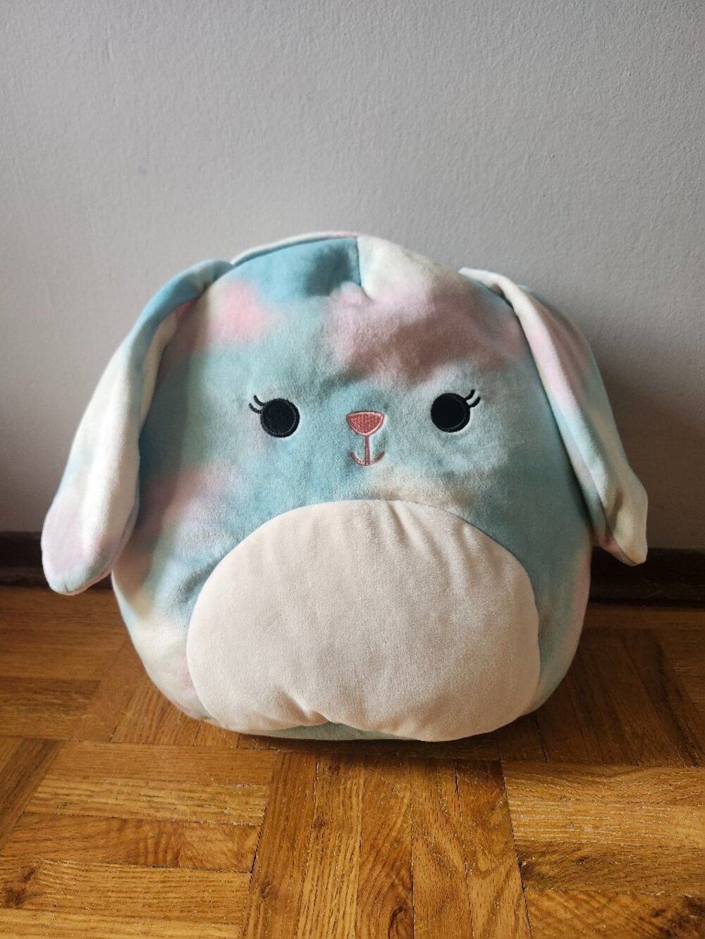 Squishmallow 10" Eliana The Tie Dye Bunny Easter Basket